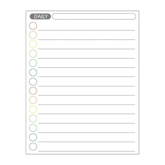Pompotops Clearance Sales Monthly Weekly Planner Erase Magnetic Refrigerator Calendar Message Sticker Notes