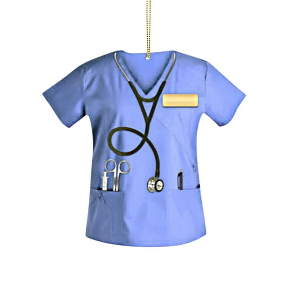Pompotops Clearance Sales New Nurse Uniform Car Pendant Decoration Acrylic Keychain Jewelry
