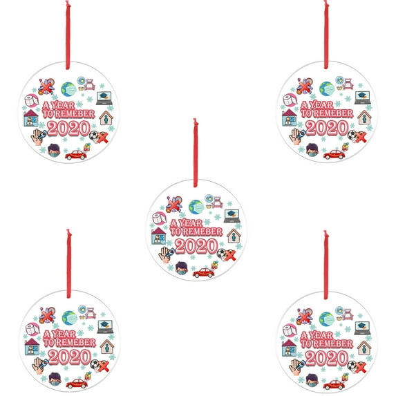 Pompotops Clearance Sales Personalize Shaped Embellishments Hanging Ornaments for Christmas Decoration