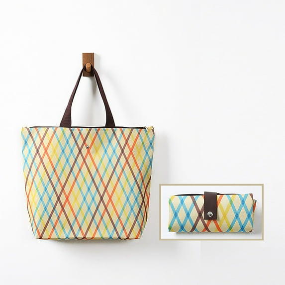 Pompotops Clearance Sales Portable Cloth Shopping Bag 600d Foldable Portable Cloth Bag