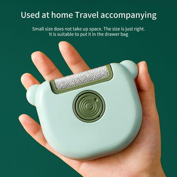 Pompotops Clearance Sales Portable Lint Remover & Lint Roller,Clothes Fuzz Shaver Reusable Double Sided Lint Remover, Stickier Lint Roller Works For Fuzz,Dog Hair,Pet Hair