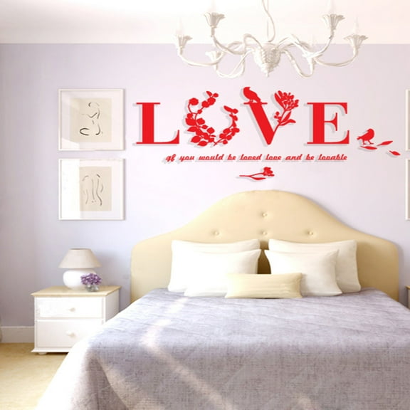 Pompotops Clearance Sales Removable Leaf Wall Sticker Art Vinyl Decals Sofa BedRoom Mural Decor