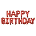 thumbnail image 1 of Pompotops Clearance Sales Self Inflating Happy Birthday Balloons Banner Bunting 16 inch Letters Foil, 1 of 1