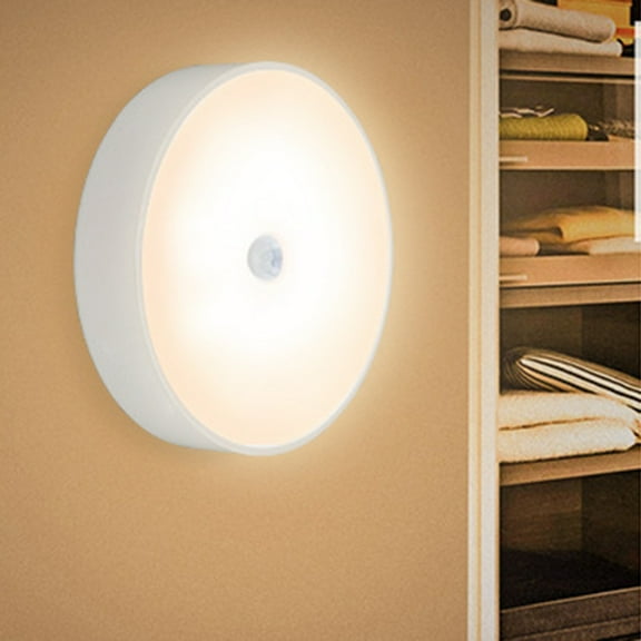Pompotops Clearance Sales Smart Human Body Induction Mini Night Light Motion Sensor USB charging LED Light