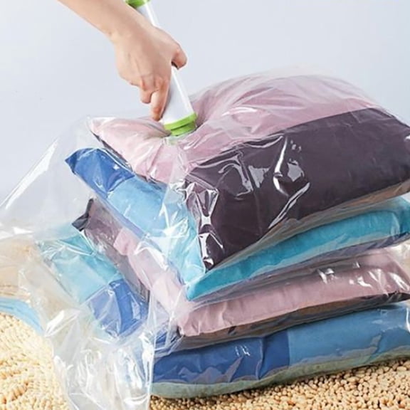Pompotops Clearance Sales Space Saver Saving Storage Bags Vacuum Seal Compressed Organizer Bag 60X80Cm