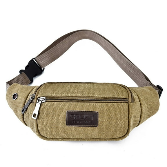 Pompotops Clearance Sales Sports Waist Bag For Men And Women, Casual Outdoor Sports Bag, Running Mobile Phone Canvas Bag
