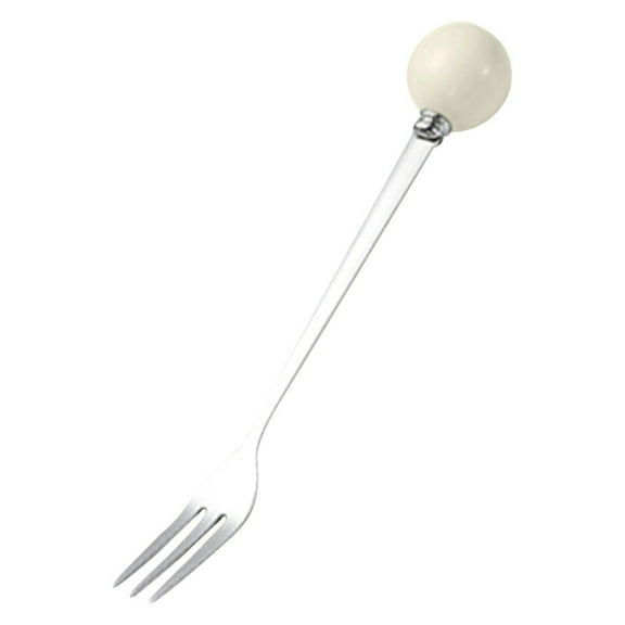 Pompotops Clearance Sales Stainless Steel Fruit Fork Set Creaive Highvalue Fruit Pick Household Dessert Fork