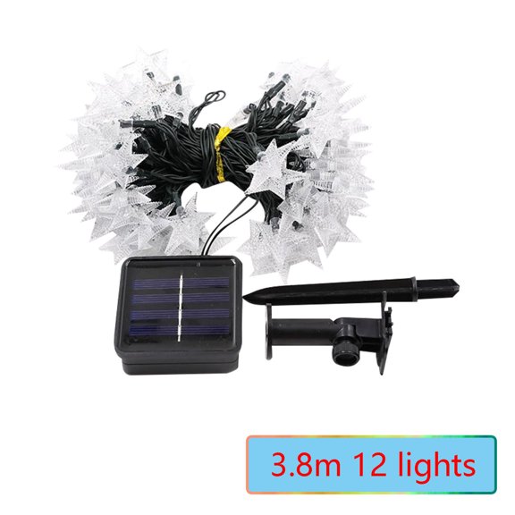 Pompotops Clearance Sales Star Light String Five Pointed Star All Over The Sky Led Courtyard Outdoor Light With Festival Decorative Light Warm White