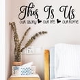 thumbnail image 1 of Pompotops Clearance Sales This Is Us English Phrase Wall Sticker Decoration Sticker Can Be Removed, 1 of 8