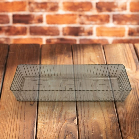 Pompotops Clearance Sales Under The Table Box Shelf Shelf Drawer Builtin Organizer Cosmetic Desktop Acrylic Transparent Divider Storage