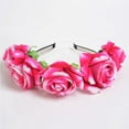 thumbnail image 1 of Pompotops Clearance Sales Valentine's Day Floral Flower Festival Wedding Garland Hair, 1 of 2
