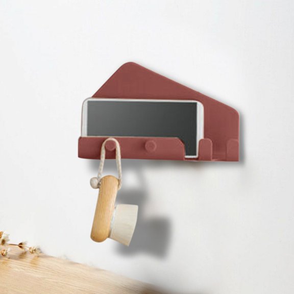 Pompotops Clearance Sales Wall Mounted Charger Mobile Phone Holders Hooks Hanging Tablet Charging Stand
