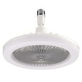 thumbnail image 1 of Pompotops Cooling E27 Ceiling Fan With Lights,Enclosed Low Profile Fan Light,Ceiling Light With Fan,Hidden Electric Fan Delier Gimbal Lamp Holder, Gray, 1 of 7