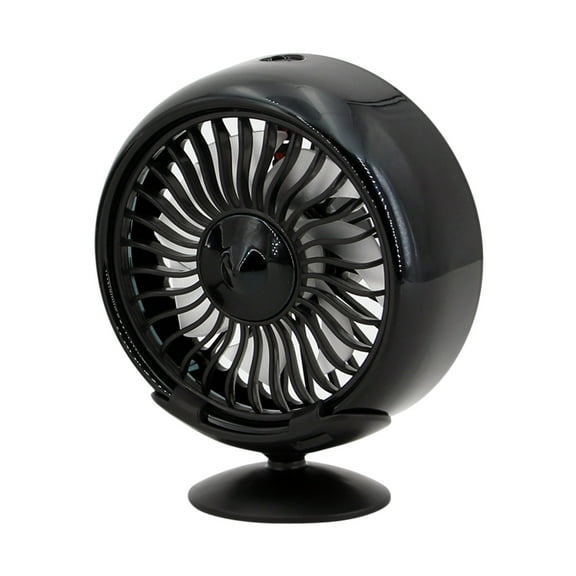 Pompotops Cooling Vehicle-mounted Electric Fan 12v, Large Truck 24v, Powerful Refrigeration, Interior Conditioner, Outlet, Small Fan, Black