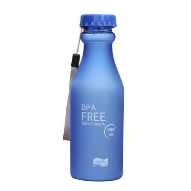 Pompotops Dark Blue 550ML Outdoor Sports Travel Water Bottle Portable Leak-proof DB