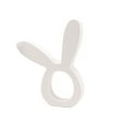 thumbnail image 1 of Pompotops Easter Decorations Easter Bunny Napkins Rings Wood Rabbit Ear Napkin Rings Buckles For Easte, 1 of 9