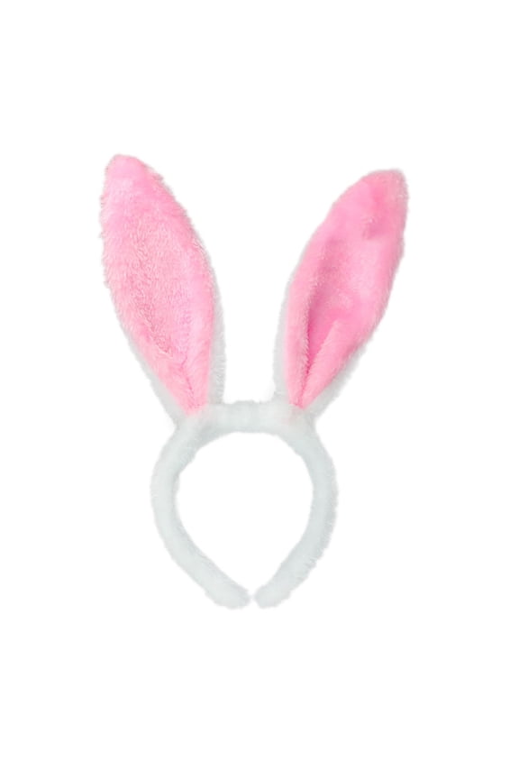 Easter Plush Bunny Ears Headband for Kids Adults Funny Plush Rabbit Ears Hairband Hair Accessories for Gift