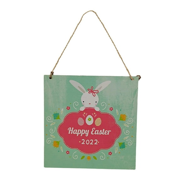 Pompotops Easter Wooden Gifts Creative Decor Crafts Rabbit Listing