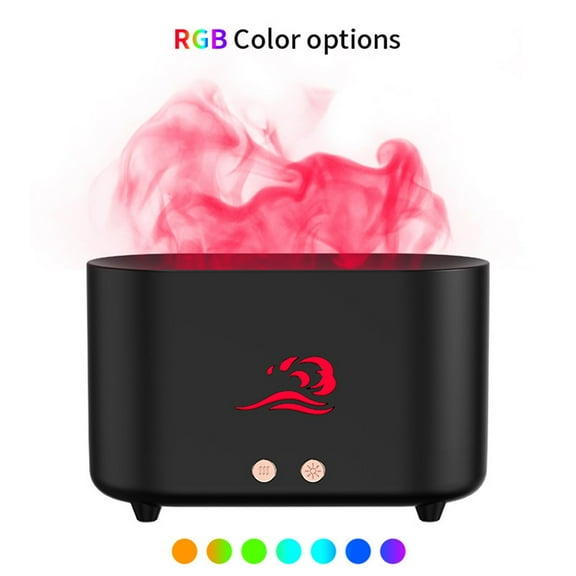 Pompotops Essential Oil Diffusers, Flame Aroma Diffuser Humidifier, Upgraded Flame Noiseless Essential Oil Diffuser For Home,Office Humidifier 225ml