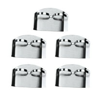 Pompotops Finger Guards For Cutting Vegatables, Stainless Steel Finger Guard Knife Finger Guard Finger Cutting Guard Multifunctional -Cut Finger Protectors For Dicing