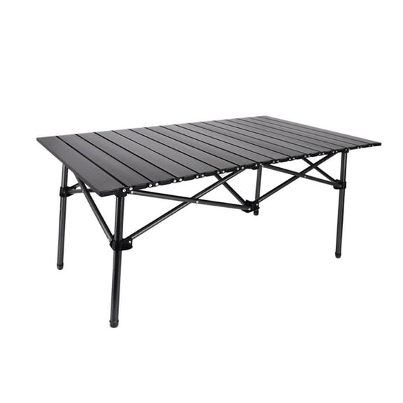 Pompotops Folding Camping Table, Carbon Steel Painted Steel Tube Plate Portable Camping Table, Lightweight Folding Table For Outdoor Picnic Garden Cooking Barbecue Fishin
