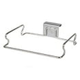 thumbnail image 1 of Pompotops Garbage Bag Holder, Kitchen Multi-Function Shelf, Stainless Steel Towel Hook, Over The Door Hanging Mounted Cabinet, Under Sink Trash Stand, 1 of 9