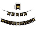 thumbnail image 1 of Pompotops Graduation Party Decorations Class of 2023 Hanging Swirls Grad Banner Cupcake Toppers for High School College University Graduation Party Supplies, 1 of 3