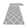 thumbnail image 1 of Pompotops Gray Kitchen Mat, 2pcs Kitchen Rugs, Cushioned Kitchen Mats For Floor, Non-Slip Standing Desk Mat, Waterproofing Kitchen Rug Set For Kitchen, Floor, Office, Home, 1 of 8