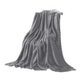 thumbnail image 1 of Pompotops Gray Throw Blanket, Draw A Coral Velvet Blanket Cover Blanket, Nap Blanket, 1 of 2