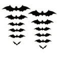 thumbnail image 1 of Pompotops Halloween Bats Wall Decoration, Wall Stickers Decor Halloween Wall Sticker Home DIY Decals For Door And Window, 1 of 5