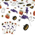 thumbnail image 1 of Pompotops Halloween Disposable Tablecloth Plastic Rectangular Table Cover Halloween Party Tablecloth, 1 of 8