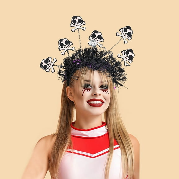 Pompotops Halloween Hair Bands Party Decoration Radial Headpieces