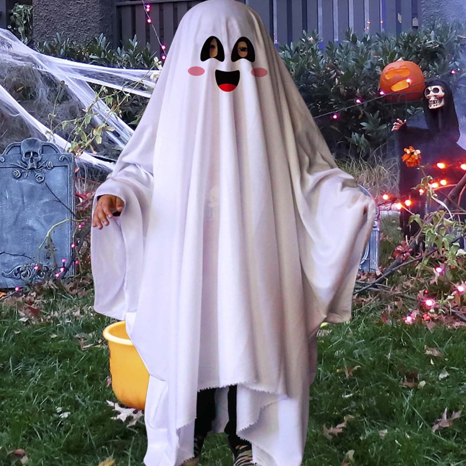 Pompotops Halloween Party Costume Makeup Ball Children Adult Ghost