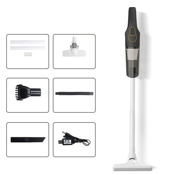 Pompotops Handheld Vacuum Cordless Car Vacuum Cleaner, Wireless Car Mounted Household Vacuum Cleaner,Two In One Mop/vacuum Cleaner for Home, Office and Car Cleaning, D