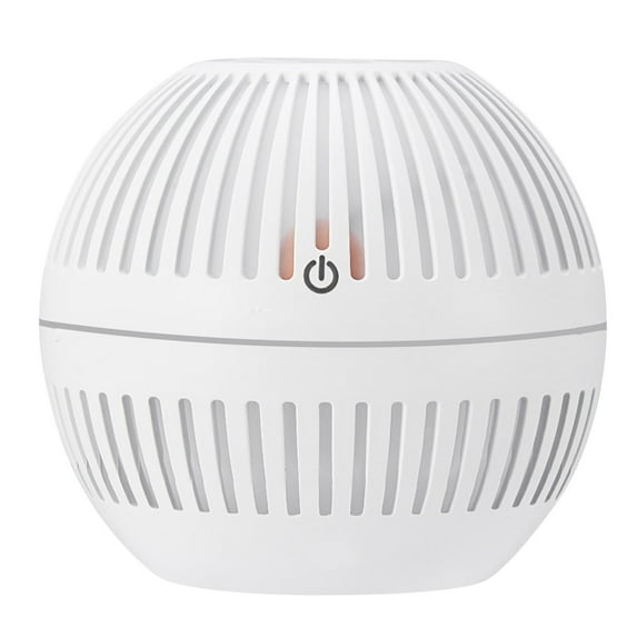 Pompotops Humidifiers for Bedroom Circular Retro Style Hollowed Out Wood Grain Aromatherapy Machine Humidifier Essential Oil Purification And Disinfection, C