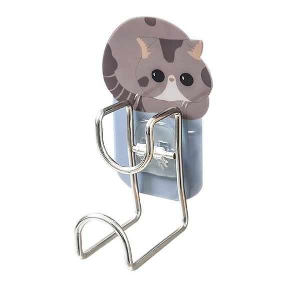 Pompotops Invincible Hook-free Towel Rack Traceless Hook Free Punch Kitchen Bathroom Door, Home Savings!