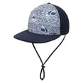 thumbnail image 1 of Pompotops Kids Trucker Hat With Chin Strap Basketball Lightweight Toddler Boys Girls Caps Sun Protection Hats, 1 of 6