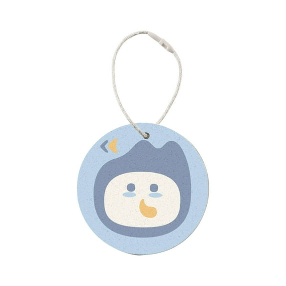 Pompotops Kitchen Cleaneing Tools, Compressed Wood Pulp Dishwashing Sponge, Cute Cartoon Dual-Sided Kitchen Cleaning Sponges, Non-Scratch Dish Washing Household Cleaning Sponges For Kitchen, Blue