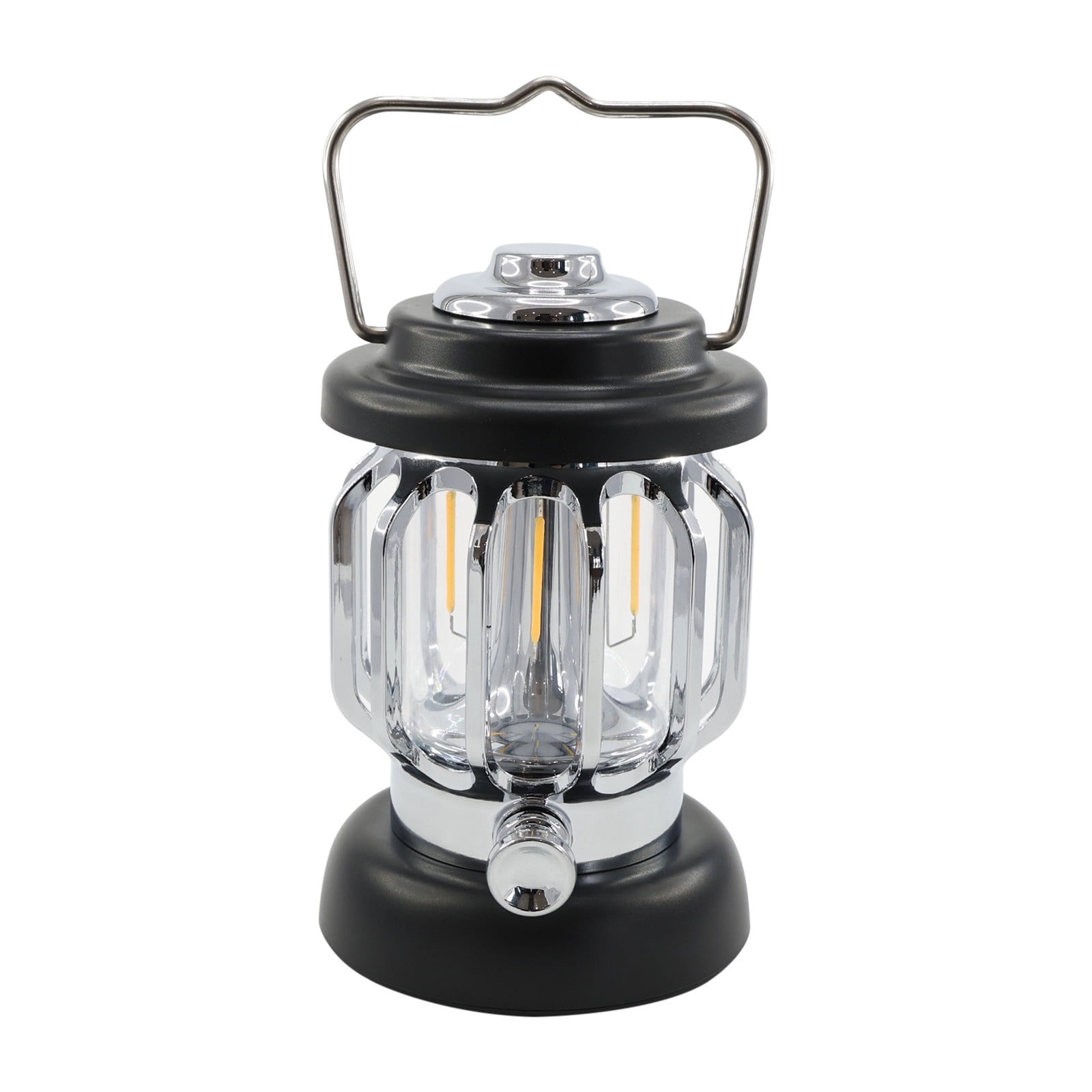 LED Camping Lantern Rechargeable Retro Metal Camp Light Waterpoor Outdoor  Tent Lantern Portable Hanging Vintage Lamp