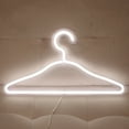 thumbnail image 1 of Pompotops LED Neon Light USB Powered Clothes Hanger For Home Bedroom Wall Decor Lights, Home Savings!, 1 of 1