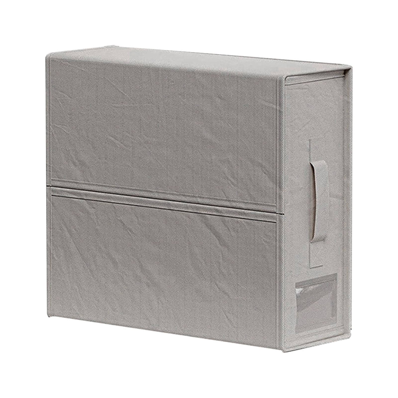 1pc Large Zippered Clothing Storage Box, Modern Style Polyester