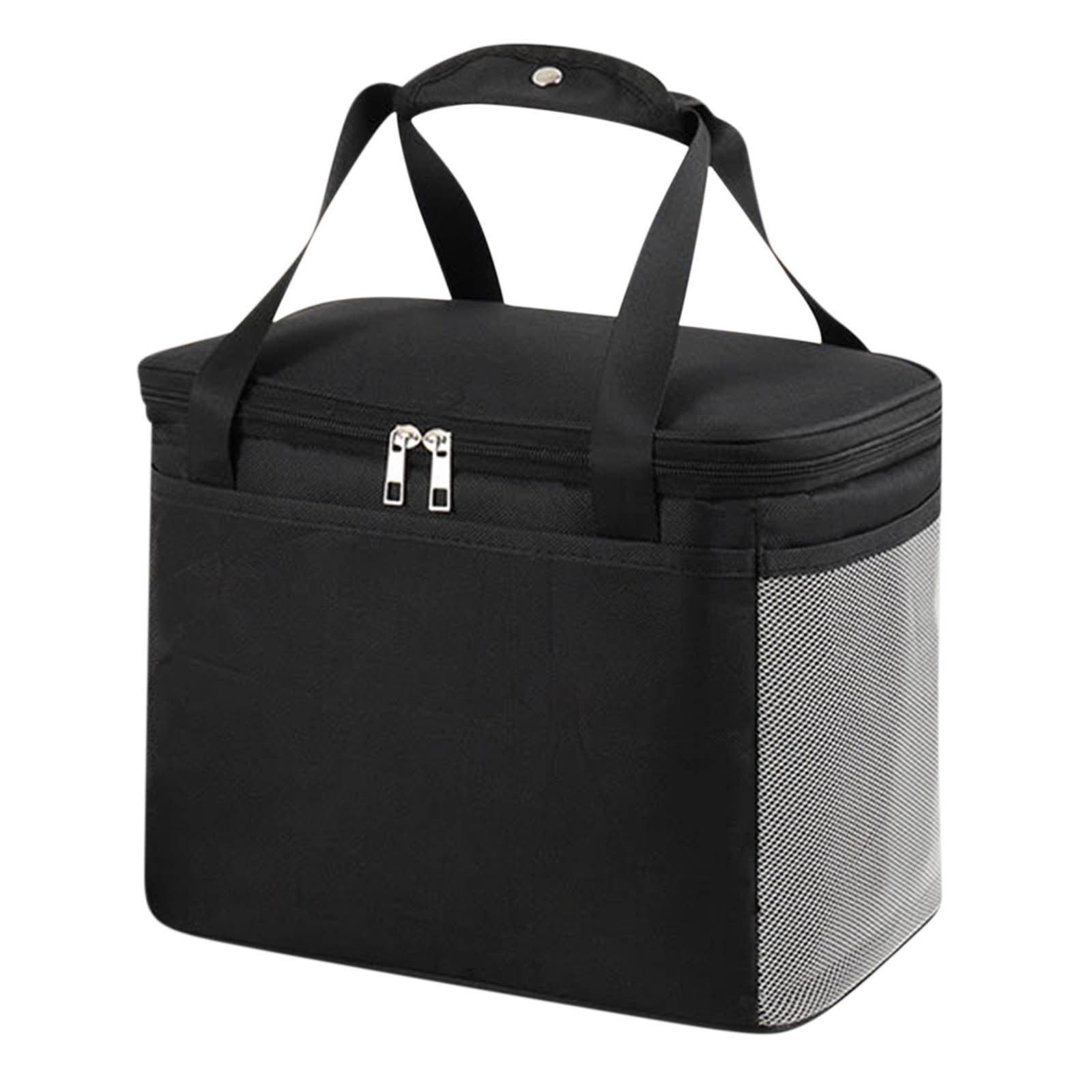 Pompotops Large Leak-proof Lunch Bag, Oxford Cloth Reusable Bag, Office School Picnic Beach