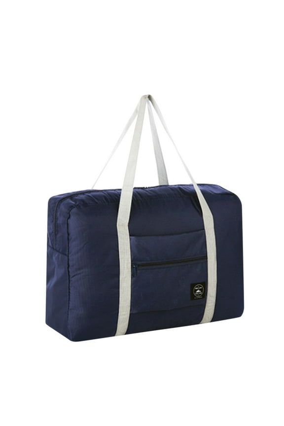 Large Storage Bags Large Travel Bag Storage Bag Luggage Folding Handbag Shoulder, Blue