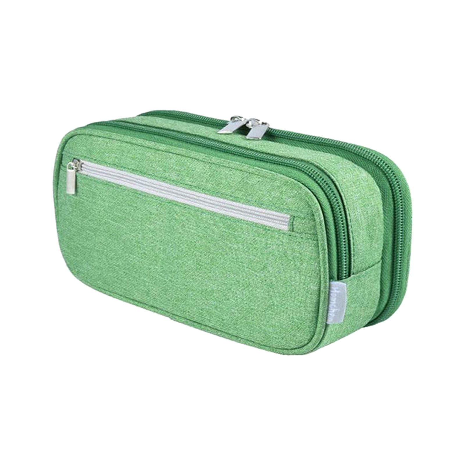 Pompotops Pencil Case Pen Bag Holder Pouch, Three-layer Color Matching  Pencil Case Pencil Case Elementary School Students Middle And High School  Tool Box 