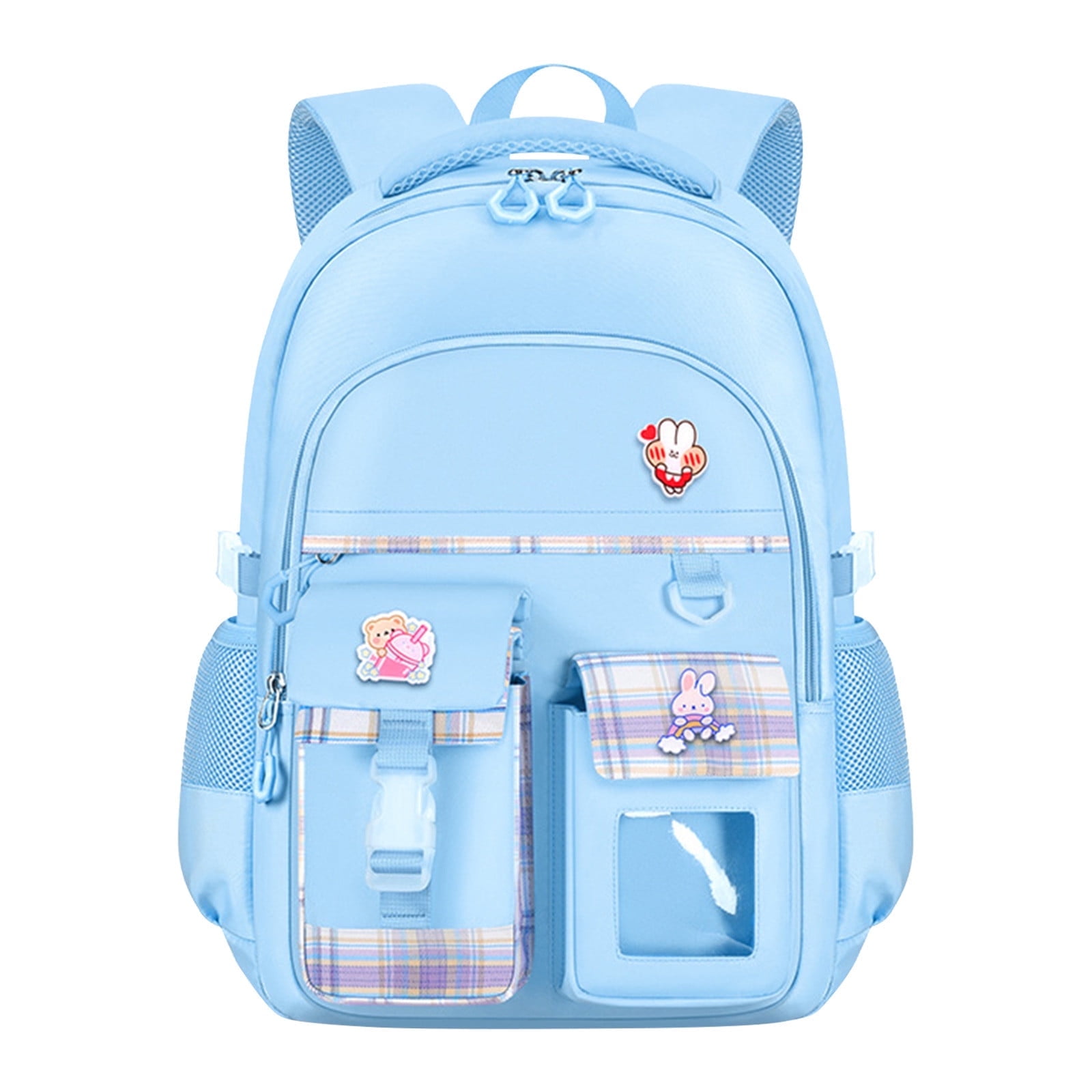 Light blue school backpacks sales
