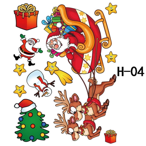 Pompotops Living Room And Bedroom Window Self-adhesive Removal Of Decorative Stickers