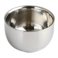 thumbnail image 1 of Pompotops Men's Durable Shave Soap Cup Double Layer Stainless Steel Insulation Smooth Mug, 1 of 4
