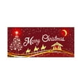 thumbnail image 1 of Pompotops Merry Christmas Garage Door Banner Cover Decoration 6x13FT, Wall Murals, Winter, Outdoor, Large Door Decoration For Interior And Exterior Decoration Of Christmas Poster Of Christmas, 1 of 2