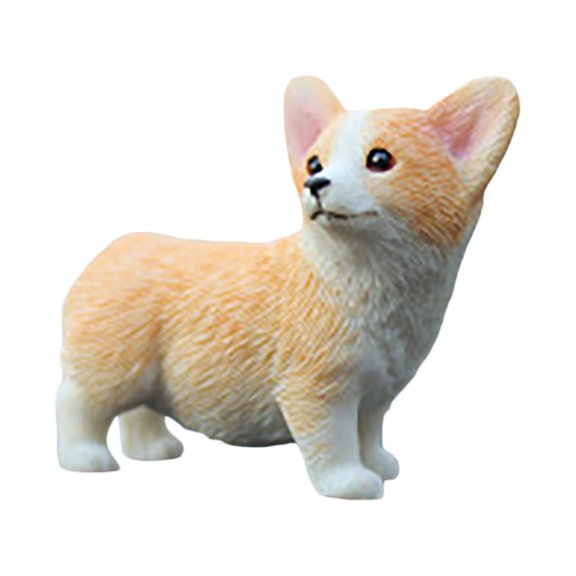 Pompotops Mini Corgi Cute Decoration Simulation Puppy Model Creative Car Decoration