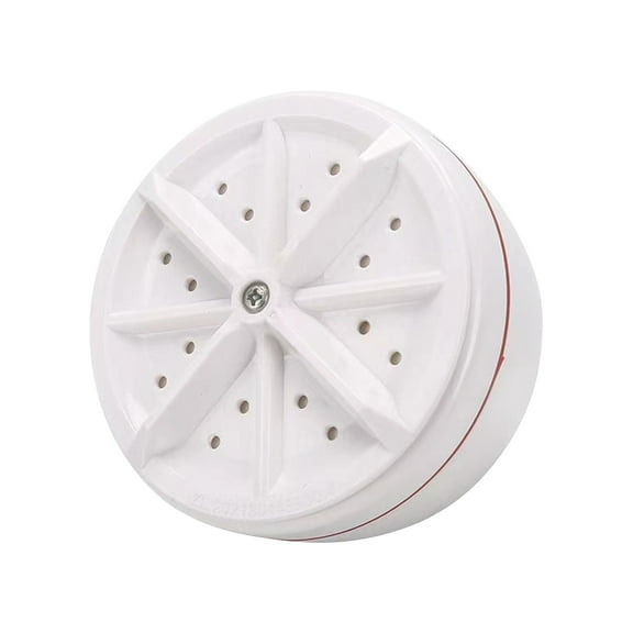 Pompotops Mini Portable Washing Machine With Suction Cups, USB Powered Turbo Washing Machine & Dishwasher, Suitable For Travel, College Rooms, Travel, Home And Apartment Dirt, White
